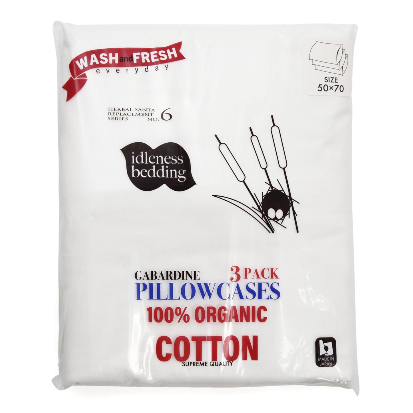 3PACK ORGANIC PILLOWCASES